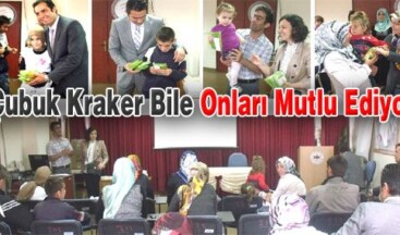 Çubuk kraker bile onları mutlu ediyor